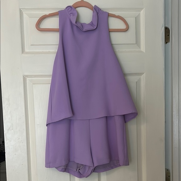 DO+BE Lilac Sleeveless Romper - Picture 1 of 3